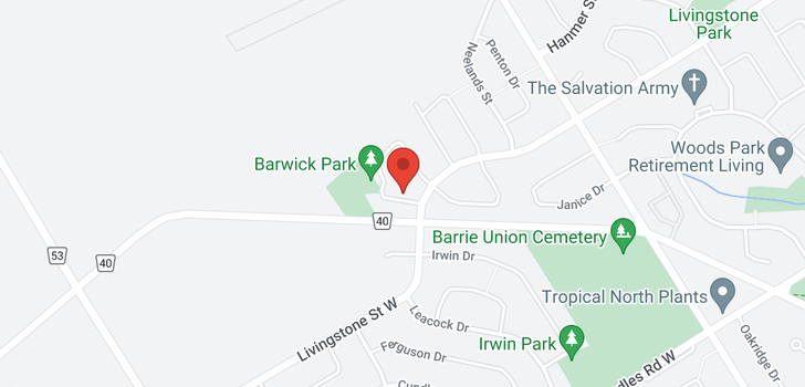 map of 68 Barwick Drive